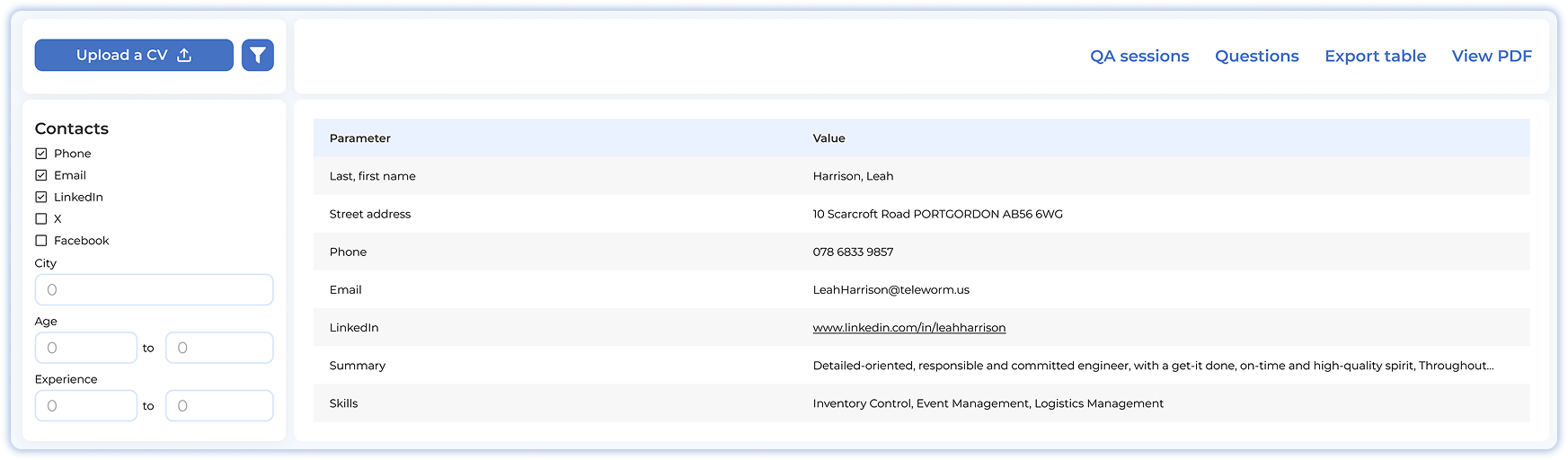 AI-Driven Resume Screening for Recruiters AI-Driven Resume Screening for Recruiters