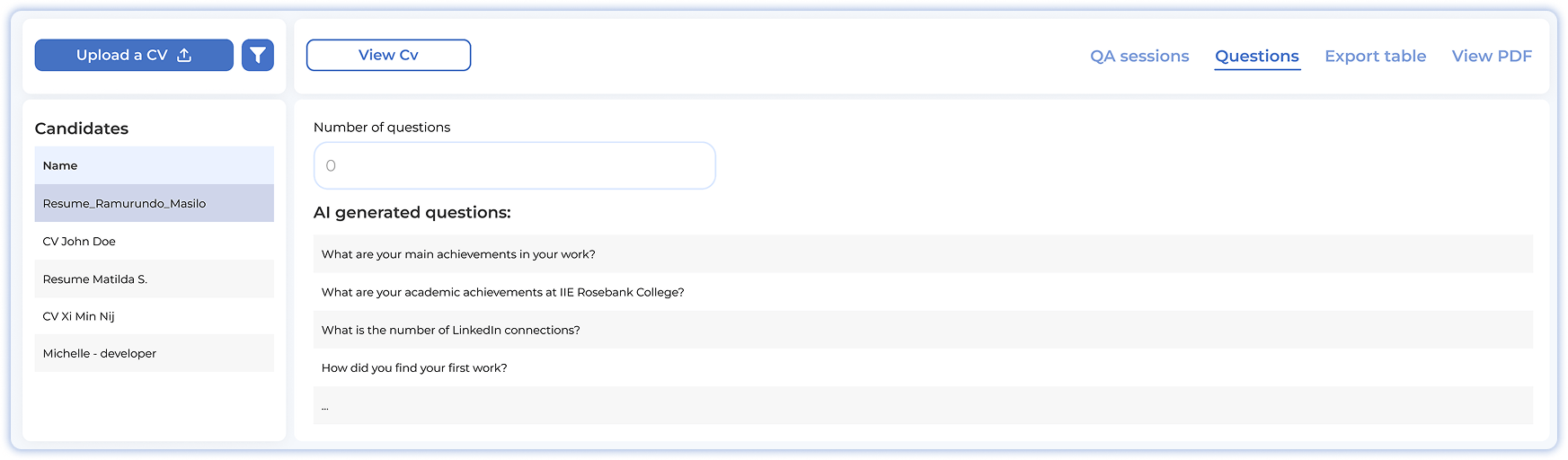 AI-Driven Resume Screening for Recruiters AI-Driven Resume Screening for Recruiters