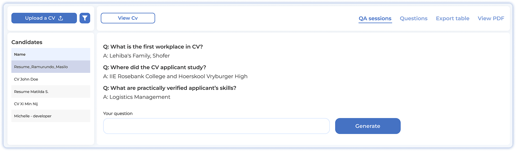 AI-Driven Resume Screening for Recruiters AI-Driven Resume Screening for Recruiters